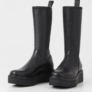 Vagabond Tara Womens Black Boots, Size 41/11, NEW!